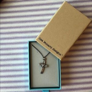 Sterling Silver Vintage Cross Necklace